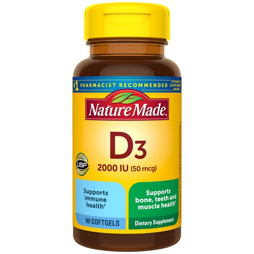 Nature Made Vitamin D3 2,000 IU