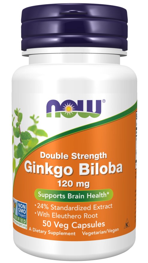 NOW Double Strength Ginkgo Biloba 120 mg